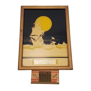 People's Oil & Gas Co. Advertising Calendar Pigeon Owendale 1939